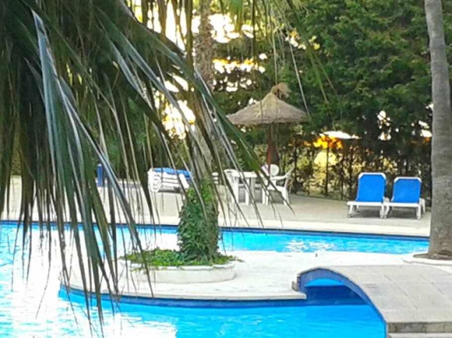 Piso Moderno Con Piscina Siesta 2 Apartman Port de Alcudia  Kültér fotó